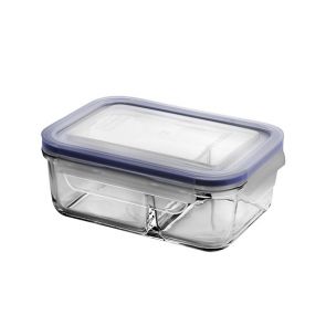 Glasslock Duo Tempered Glass Food Container 670ml