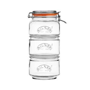 Kilner Stackable Storage Jar Set 900ml