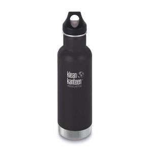 Klean Kanteen Insulated Classic Bottle with Loop Cap 592ml Shale Black