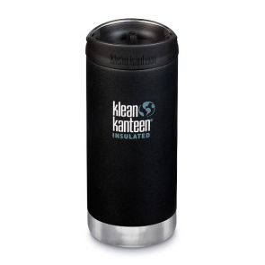 Klean Kanteen TKWide Insulated Bottle with Cafe Cap 355ml Shale Black