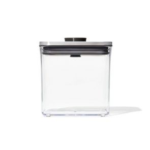 OXO Good Grips Pop 2.0 Steel Rectangle Short 1.6L Food Container