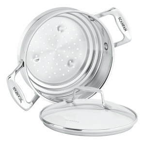 Scanpan Impact Steamer with Lid (16/18/20cm)