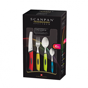 Scanpan Spectrum Cutlery Set 16 Piece Multi Coloured